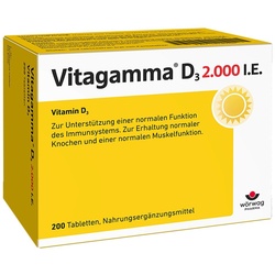 Vitagamma D3 2.000 I.e. Vitamin D3 Nem Tabletten