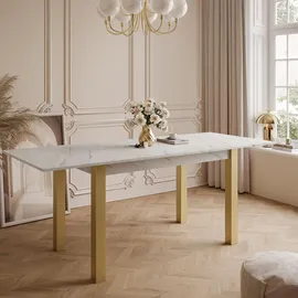 lookway Arton Gold 140 x 77 x 80 cm weiß