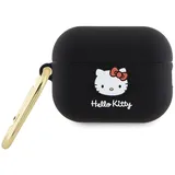 HELLO KITTY Apple AirPods Pro 2 Gen Silikon 3D Kitty Head Schutzhülle