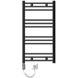 luxebath Badheizkörper Elektrisch 500x800 mm Anthrazit Gerade mit Stab 600W