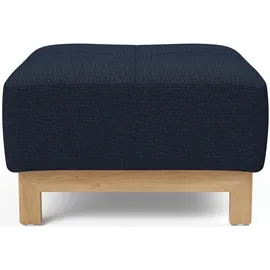 Innovation Living Polsterhocker 100% Polyester 65 x 40 x 65 cm Blau
