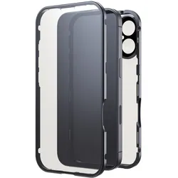 360° Glass Cover für Apple iPhone 16  (Schwarz)