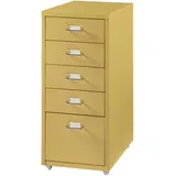 [en.casa] Kökar Schubladenschrank 69 cm x 28 cm x 41 cm gelb