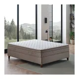 Yatas Bedding Taschenfederkernmatratze »Matratze Yatas Royal, Matratze in 90x200 cm und weiteren Größen«, 28 cm hoch, 435 Federn, (1 St.), 7-Zonen, H3, ergonomisch, atmungsaktiv weiß