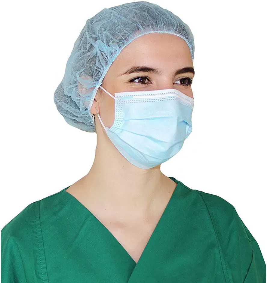 Medi-Inn Baretthauben, Vlies, Ø 52 cm blau / 100 Stück