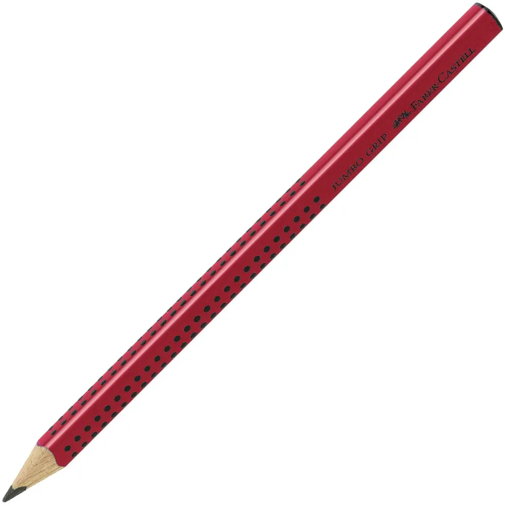 Rot Bleistift Jumbo Grip | Schwarze Mine HB | Faber-Castell