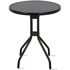 LINDER EXCLUSIV Gartentisch Ø 60 x 70 cm Schwarz