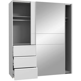 Forte Schwebetürenschrank Winn 2 170 x 200 x 61 cm weiß