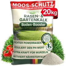 düngemeister Rasenkalk hochwertiger Rasen- & Gartenkalk 10/20/30kg, zur pH-Optimierung und Bodenverbesserung 20 kg