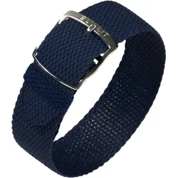 Eulit Perlon Kristall Perlon 18mm" E40301618502" - blau
