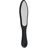 2x Hornhautfeile Fußfeile Hornhaut-Doppelfußfeile mit Softtouch-Einlage Rauer und Feiner Schmirgel Hornhautentferner für Pediküre und Fußpflege schwarz