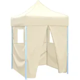 furnicato Tonture Partyzelt 3 x 4 m inkl. 4 Seitenteile Blau/Weiß