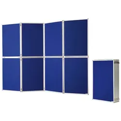 Magnetoplan Stellpinnwand 1101016, 244x181cm, Filz + Filz, Aluminium 4013695034706 Magnetoplan