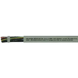 Helukabel MEGAFLEX 500, Niederspannungskabel, Grau, Polyvinylchlorid (PVC), Coop