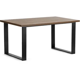 Konsimo Esstisch 80 x 77 x 77 cm braun