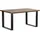 Konsimo Esstisch 80 x 77 x 77 cm braun