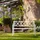Relaxdays Gartenbank 80,5 x 127 x 63 cm Weiß-Bronze