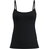 CALIDA Essential Cotton, Spaghetti Top Schwarz Baumwolle, X-Small Damen