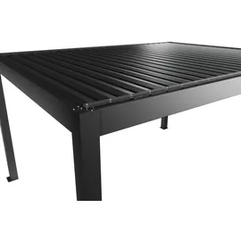 Biohort Pergola 4,5 m x 3,5 m Dunkelgrau-Metallic