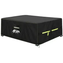 luxuskollektion Abdeckhaube 160 x 150 x 85 cm Schwarz