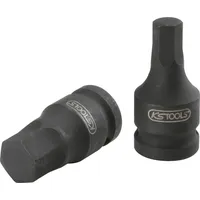 KS Tools 3/8" Kraft-Bit-Stecknuss für Innensechskant-Schrauben, kurz, 8 mm