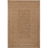 NORTHRUGS Teppich »Limonero«, rechteckig, 6 mm Höhe, In-& Outdoor, Flachgewebe, Teppich, Skandi, Garten, Wohnzimmer NORTHRUGS beige/braun B: cm 1 St.