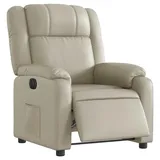vidaXL Relaxsessel 95 x 99 x 95 cm Creme elektrisch