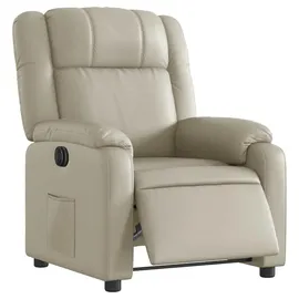 vidaXL Relaxsessel 95 x 99 x 95 cm Creme elektrisch