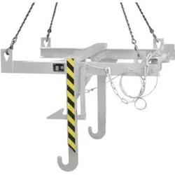 Bauer Südlohn Kipptraverse für Baustoffbehälter BBT, feuerverzinkt