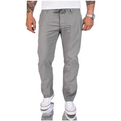 Rock Creek Stoffhose Leinen Hose Regular Fit