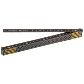 Metrica Gliedermaßstab 21036 Schwarz 2 m