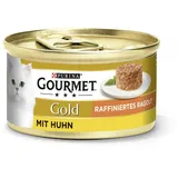 Purina Gourmet Gold Raffiniertes Ragout Huhn Katzenfutter nass 85G