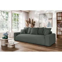 Home Affaire Big-Sofa Polyester 3-Sitzer Dunkelgrün