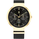 Tommy Hilfiger Damenuhr Quarz 1782540 - Schwarz/Gold