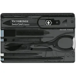 Victorinox Multitool Swiss Card Onyx – Onyx, für Camping, Outdoor, Survival & Bushcraft