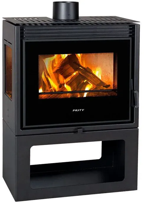 Kamin PRITY PM3-TV – 13 kW, Effizienzklasse A+, 150 mm Rauchrohr, 81% Wirkungsgrad