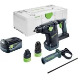 Festool KHC 18 EB-Basic Akku Kombihammer 18 V 2,6 J SDS-Plus Brushless + 1x Akku 5,0 Ah + Systainer - ohne Ladegerät