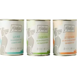 MjAMjAM Mixpaket I Huhn & Ente, Rind, Pute 6 x 400 g