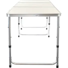 toboli Campingtisch klappbar 180 x 60 x 70 cm grau