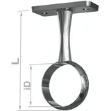 PG Mittelträger 11138 Zinkdruckg.verchr.Dm.D.25mm PG