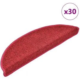 vidaXL Stufenmatte 56 x 17 cm Rot