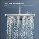 EMKE Duschsystem mit Thermostat Chrom 85 cm