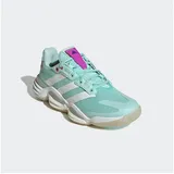 Adidas Stabil 16 Indoor Semi Flash Aqua / Cloud White / Purple Burst 40