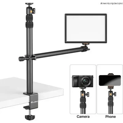 VIJIM LS02 Verstellbarer Standard mit Verlängerungsarm und Tischklemme