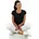 T-Shirt SEIDEL MODEN Damen Gr 40 Jersey Obermaterial 96 Viskose 4 Elasthan unifarben figurumspielend hüftlang Rundhals abgesteppte Kante Shirts T-Shirt