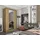 masseno Schwebetürenschrank LUCENZA 120 x 216 x 61 cm Braun
