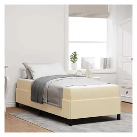 vidaXL Boxspringbett 90 x 190 cm Creme