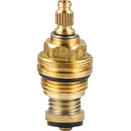 tecuro Universal Ventiloberteil 1/2 Zoll Rückflussverhinderer Gold