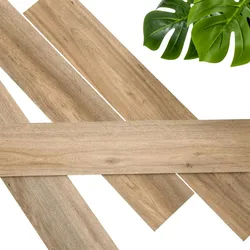 WallArt Paneele Holzoptik Natur-Eiche Milchkaffeebraun