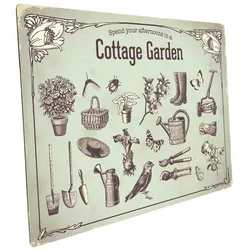 mySPOTTI Mini-Spritzschutz »Cottage Garden«, Aluverbund, Bild